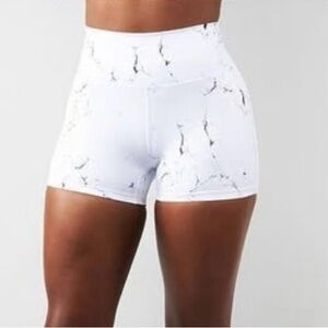 Buff Bunny Limitless White Marble shorts